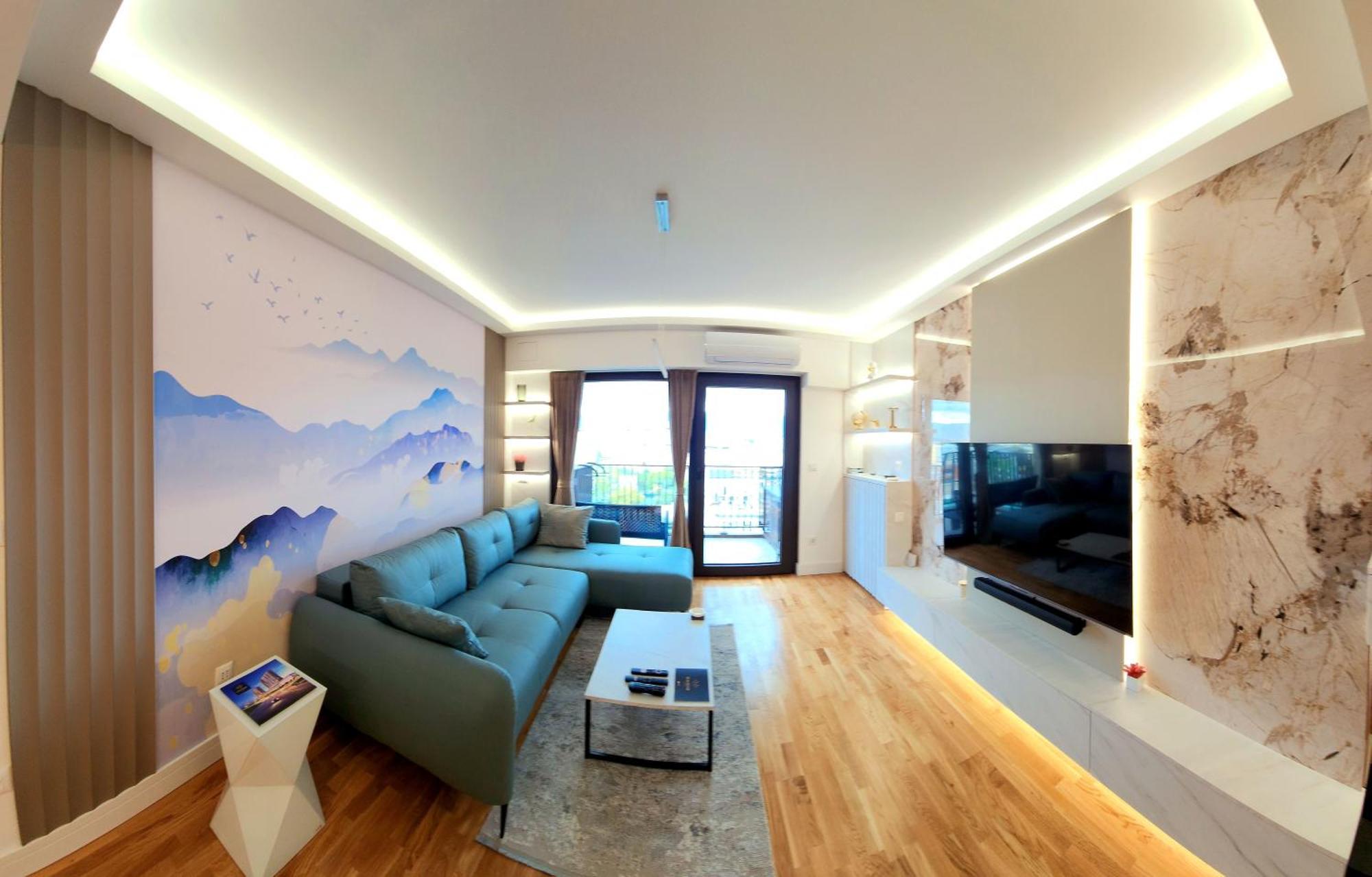 Diamond Residences 10Th Fl. Lux Apt. W/ City View Üsküp Dış mekan fotoğraf