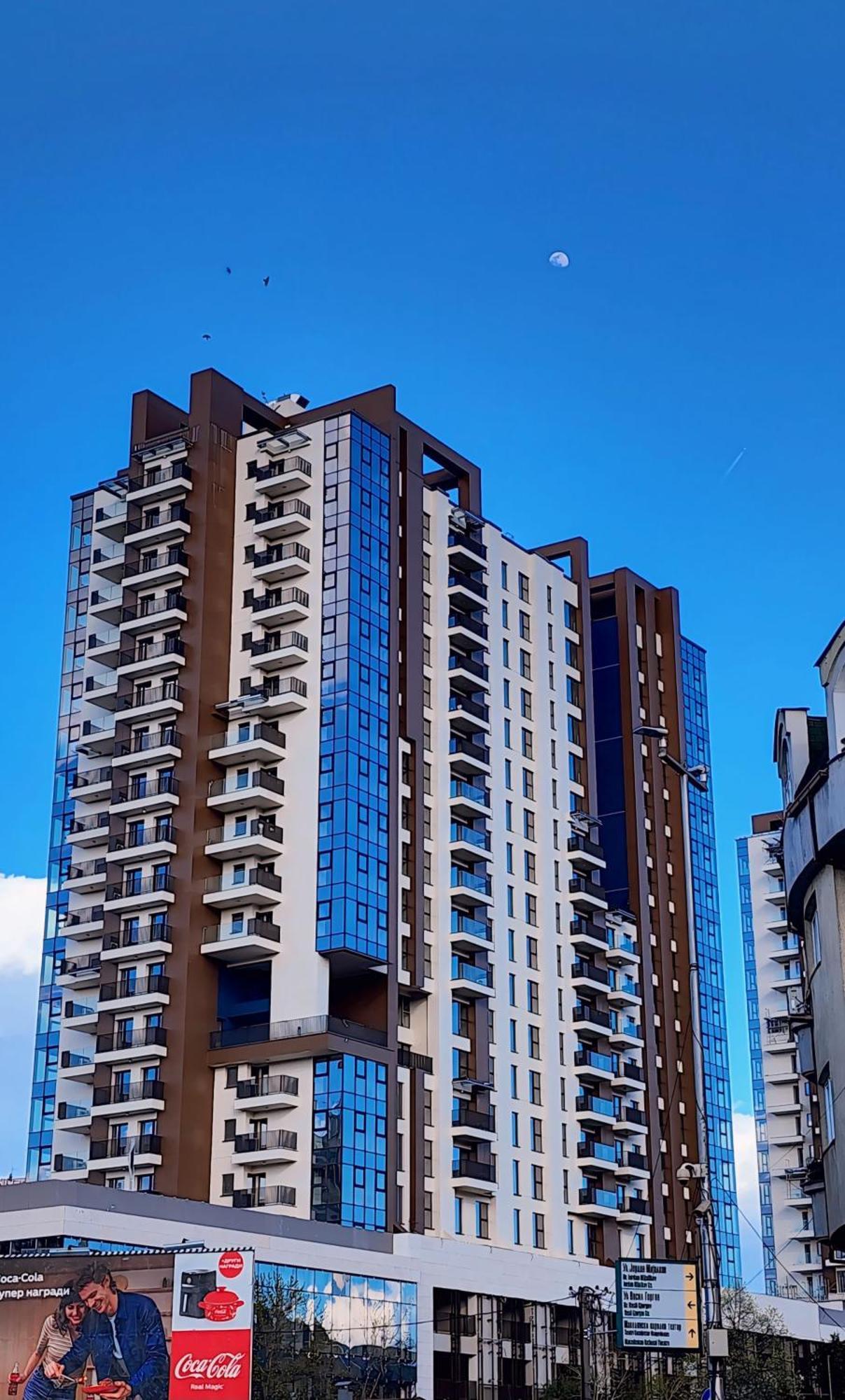 Diamond Residences 10Th Fl. Lux Apt. W/ City View Üsküp Dış mekan fotoğraf