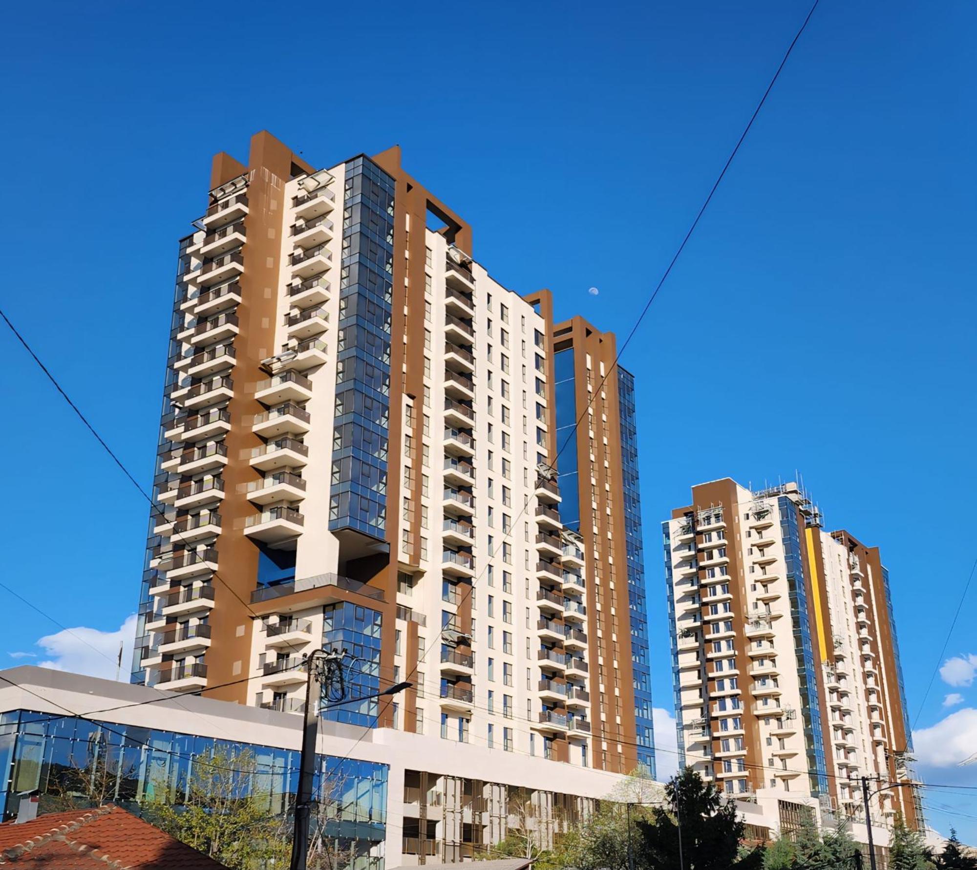 Diamond Residences 10Th Fl. Lux Apt. W/ City View Üsküp Dış mekan fotoğraf